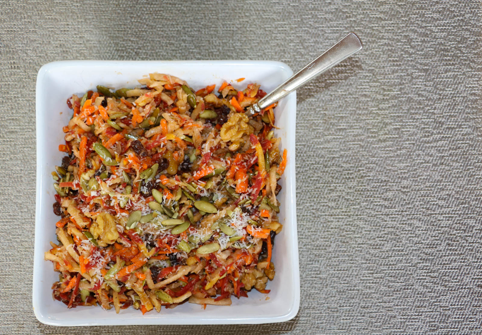 Healthy, Sweet, Carrot Salad