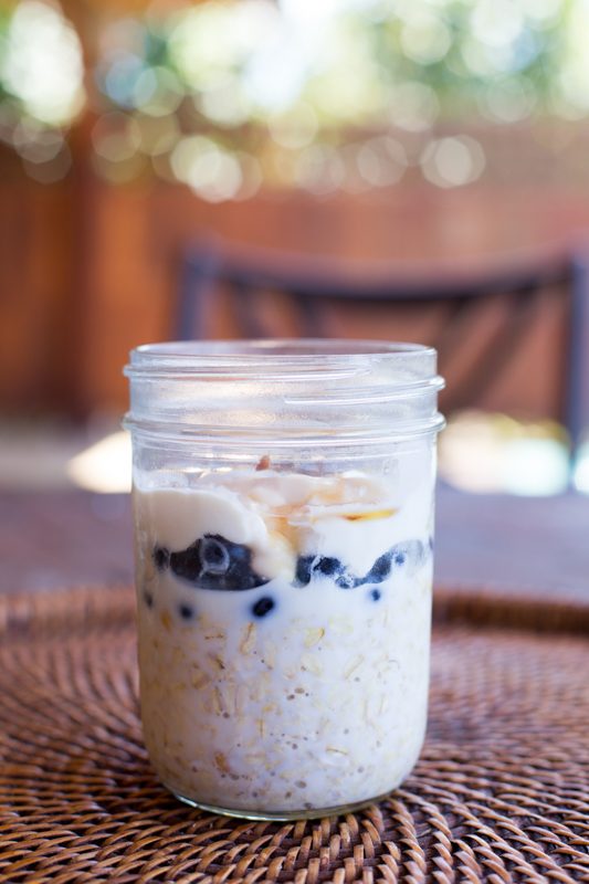 blueberry/yogurt oatmeal