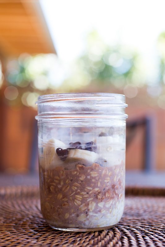 coffee oatmeal jar