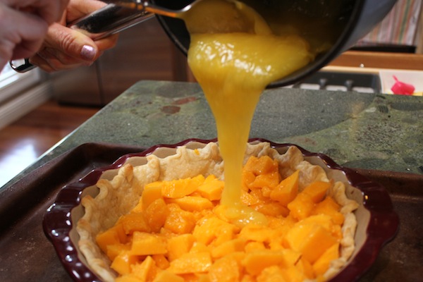Pie week Papaya pie step 3