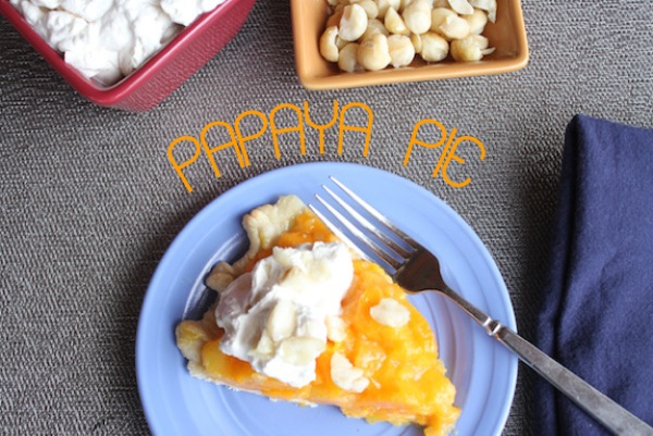 Papaya Pie at thegrommom.com