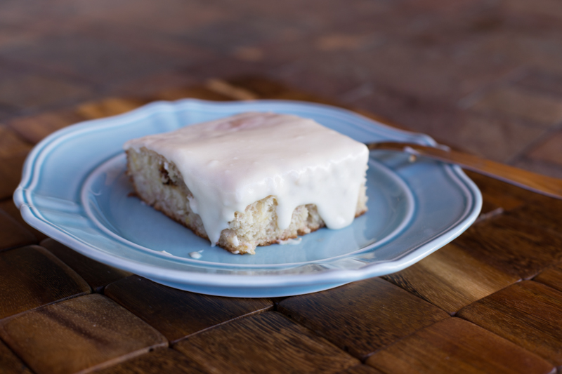 The Best Banana Cake with Vanilla Bean Frosting