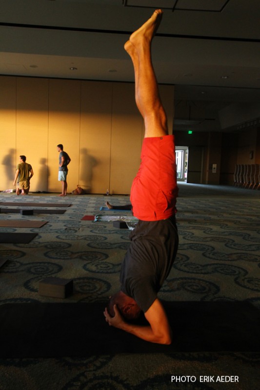 Dave headstand