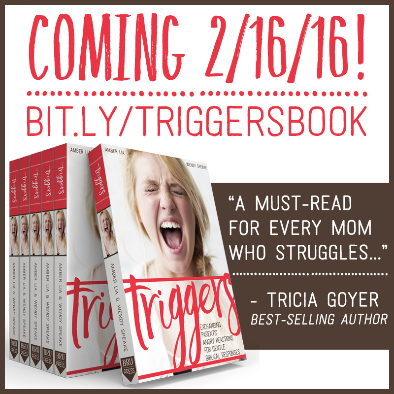 Anger in Parenting, and TRIGGERS:  The Book I Wish I had Ten Years Ago